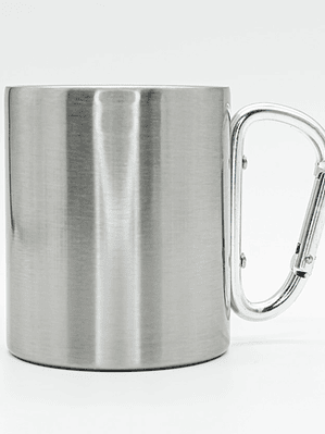 Caneca em Aço c/Mosquetão Personalizada