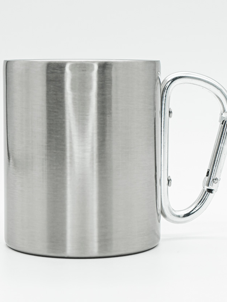 Caneca em Aço c/Mosquetão Personalizada 1