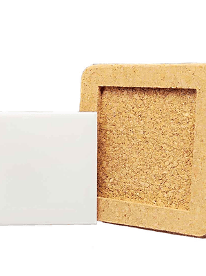 Azulejo 10*10 Personalizado c/Base em Cortiça