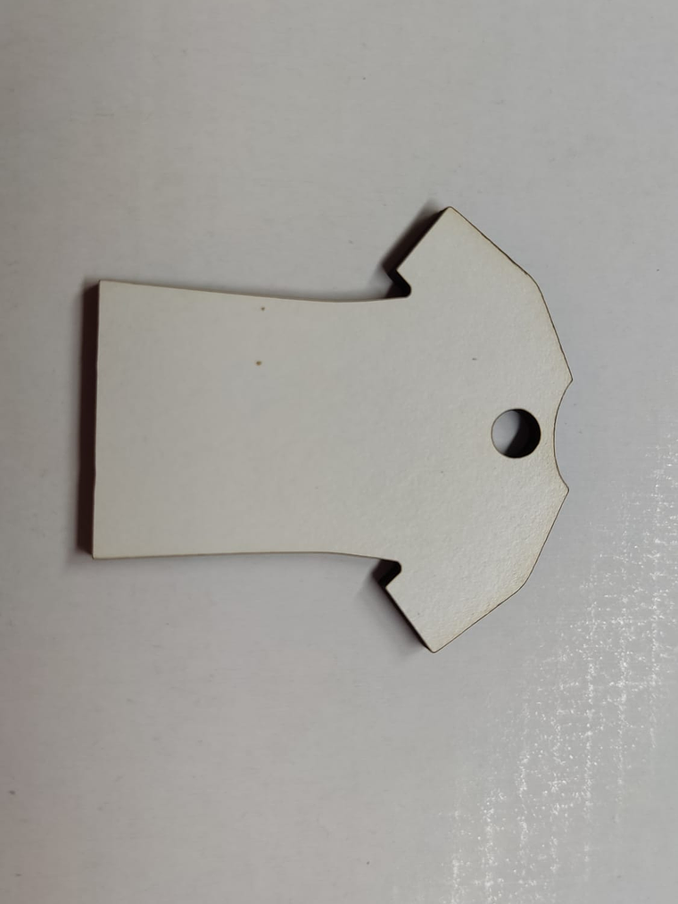 Porta-Chaves em Acrílico/MDF(Branco)/Madeira Personalizado 7