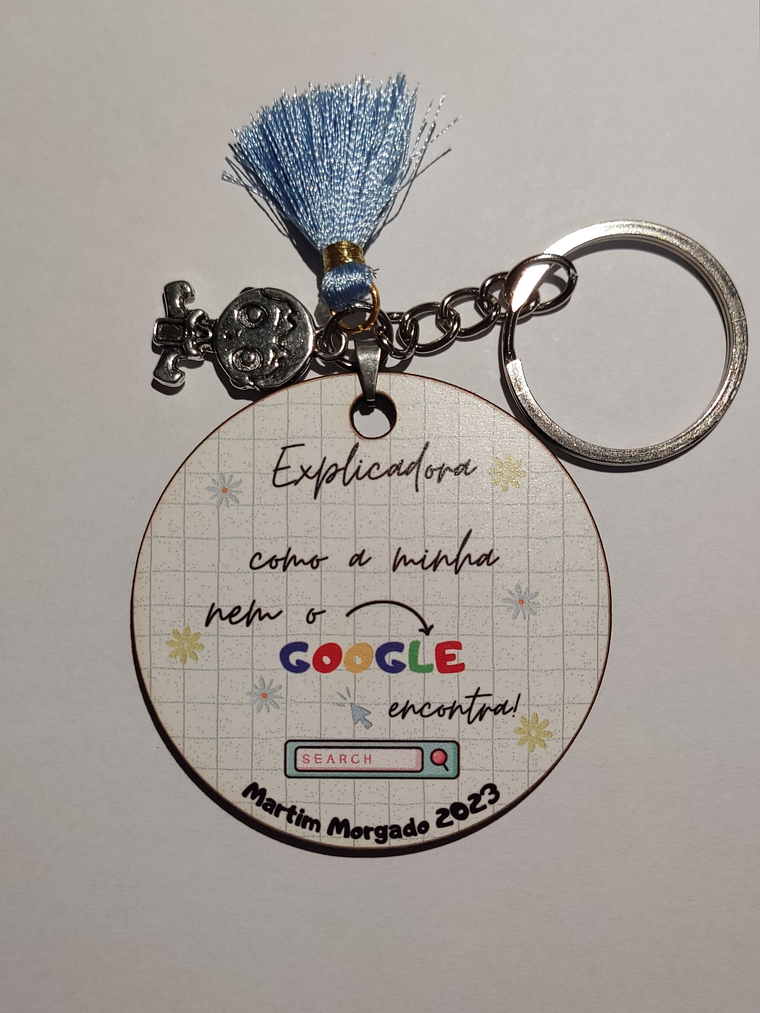 Porta-Chaves em Acrílico/MDF(Branco)/Madeira Personalizado 10