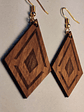 Brincos em Madeira MOD. Geometrical 1 - thumbnail 2