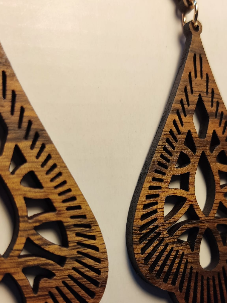Brincos em Madeira MOD. Moroc 3 1