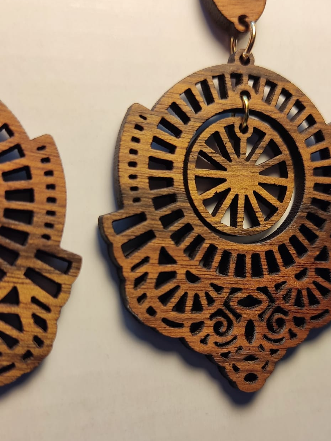 Brincos em Madeira MOD. Moroc 4 2