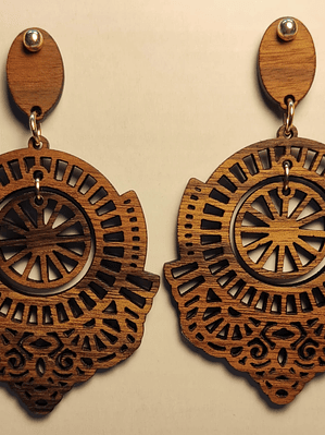 Brincos em Madeira MOD. Moroc 4