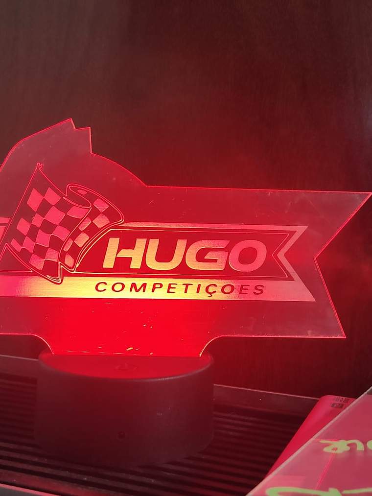 Led Lamp em Acrílico (Luz de Presença 5