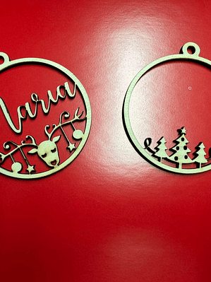 Bolas de Natal Personalizáveis com Nome