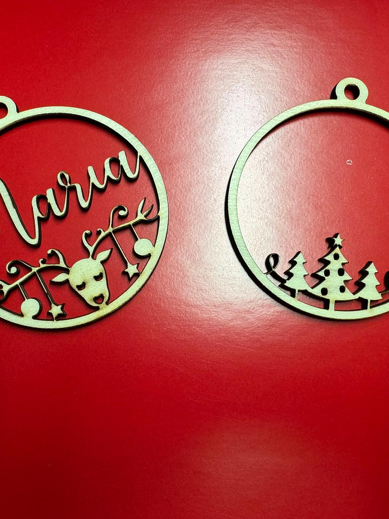 Bolas de Natal Personalizáveis com Nome 1