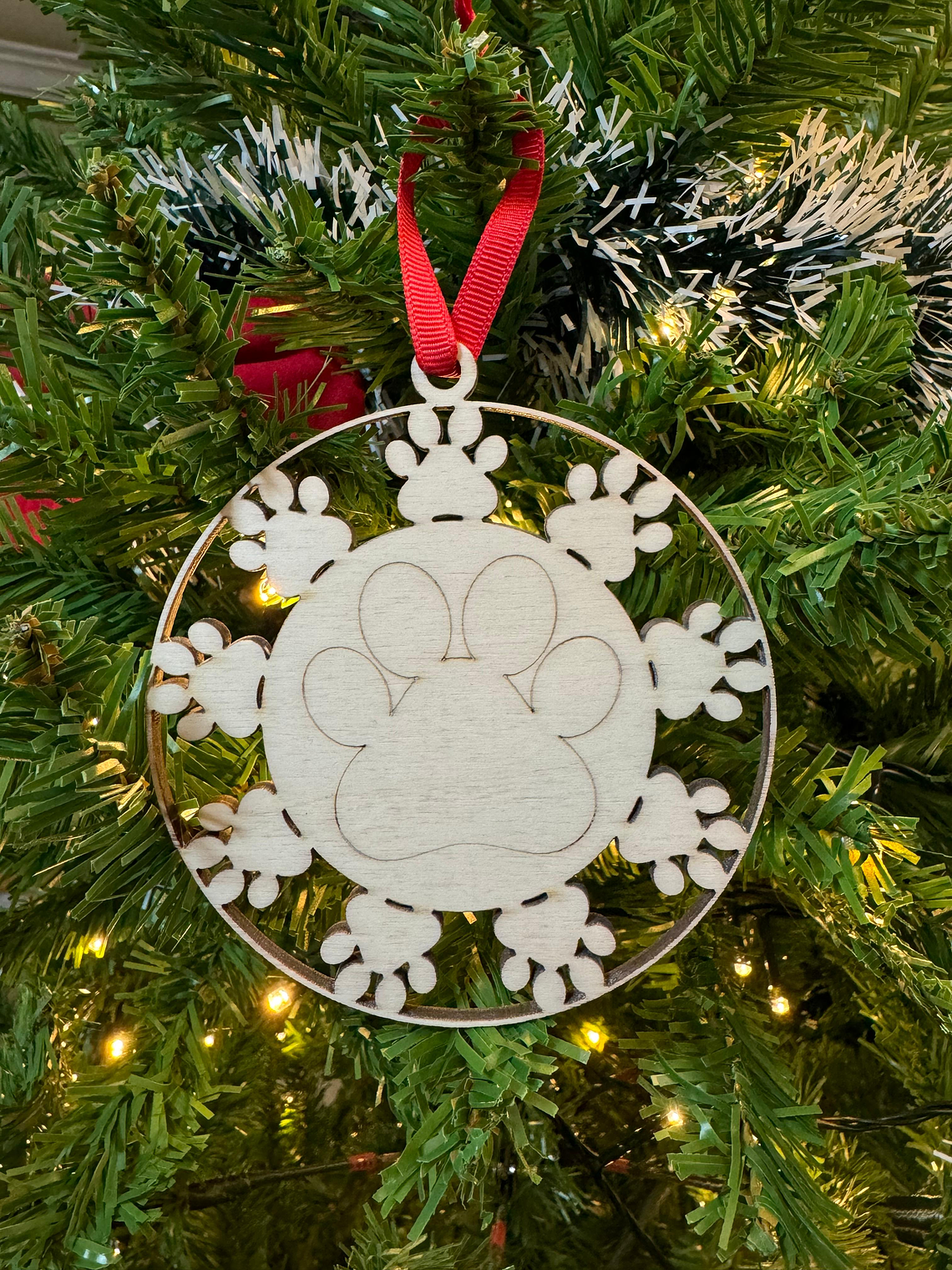 Bola de Natal Patinhas Personalizável 1