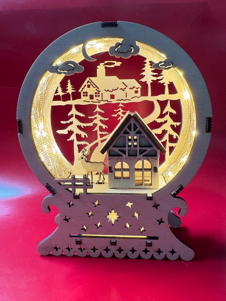 Aldeia de Natal Iluminada 1