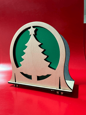 Suporte de Guardanapos Árvore com Acrílico