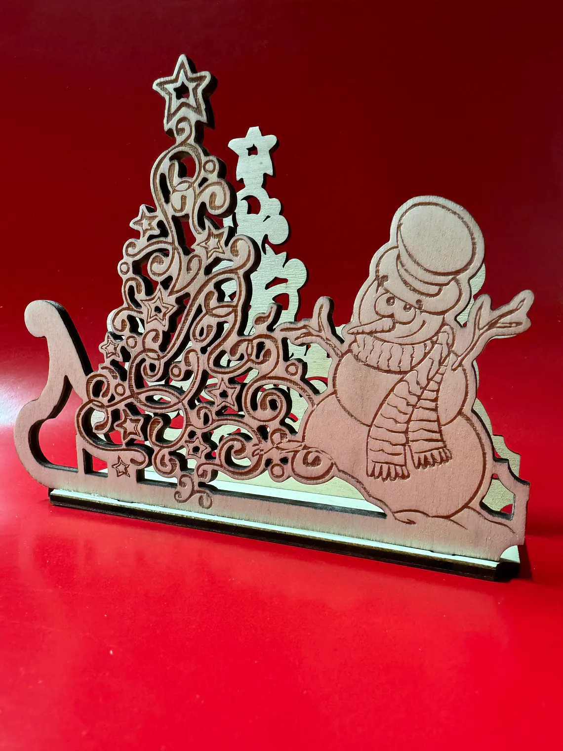 Suporte de Guardanapos Boneco de Neve 1