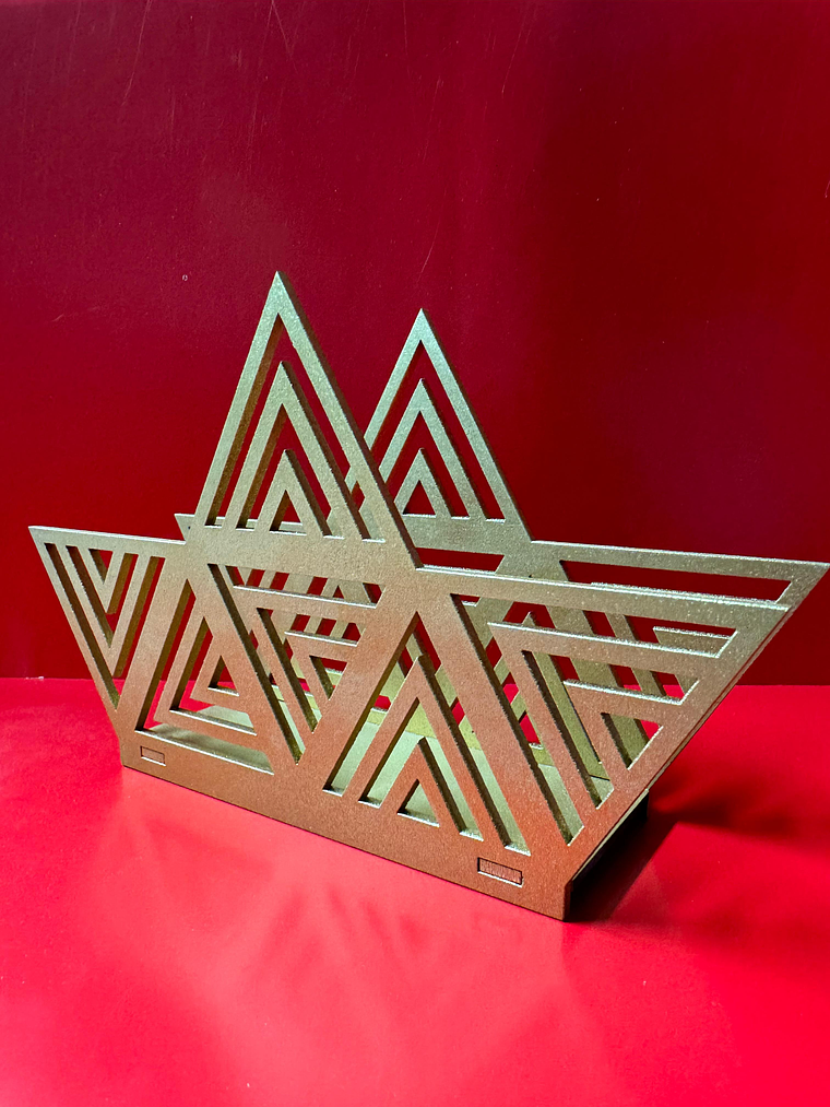 Suporte de Guardanapos Estrela Dourada 1