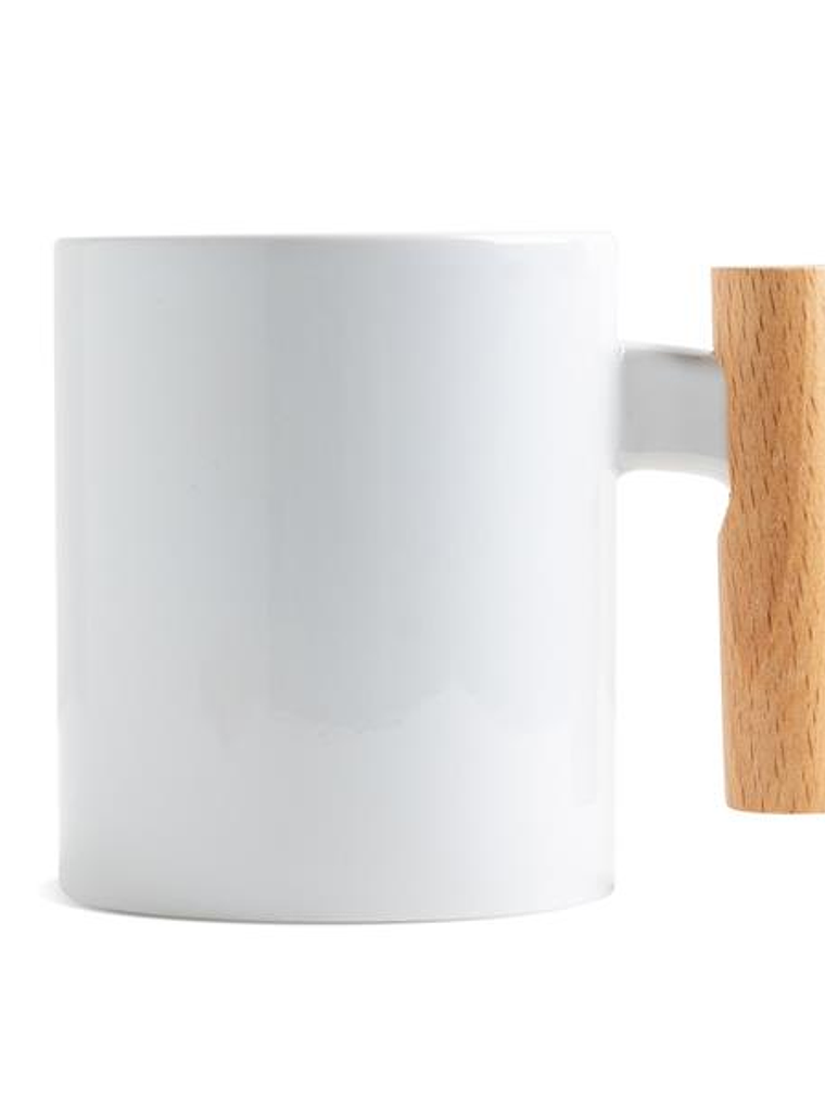 Caneca com Pega em Madeira 1