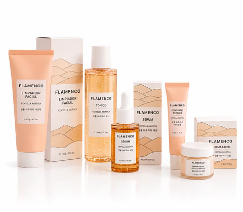 Set de Centella Asiática flamenco 