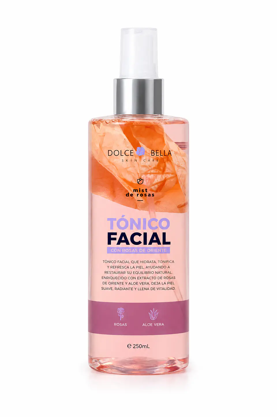 Tonico de Agua de Rosas Dolce bella 1