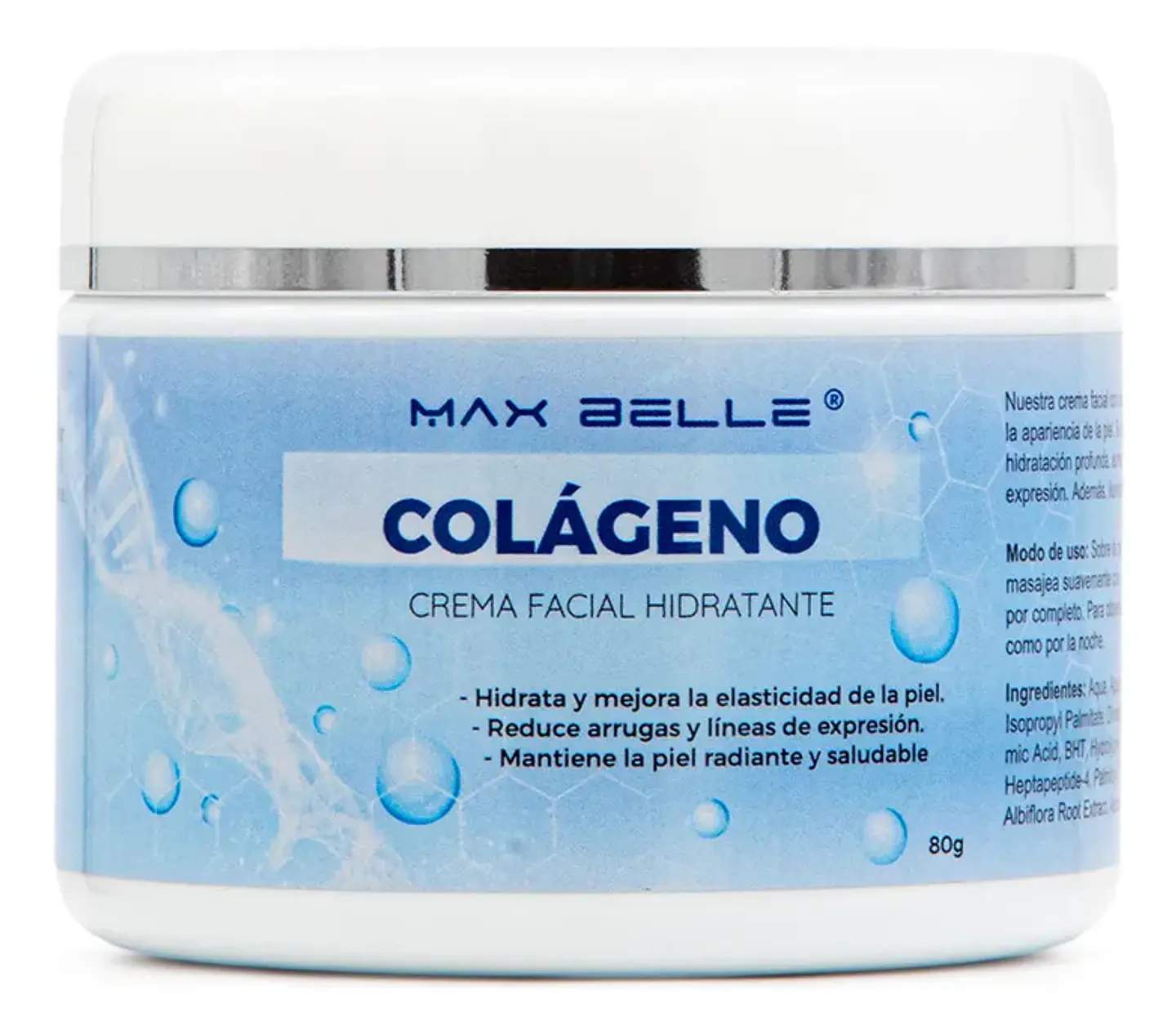 Crema Facial Colageno Max Belle 1