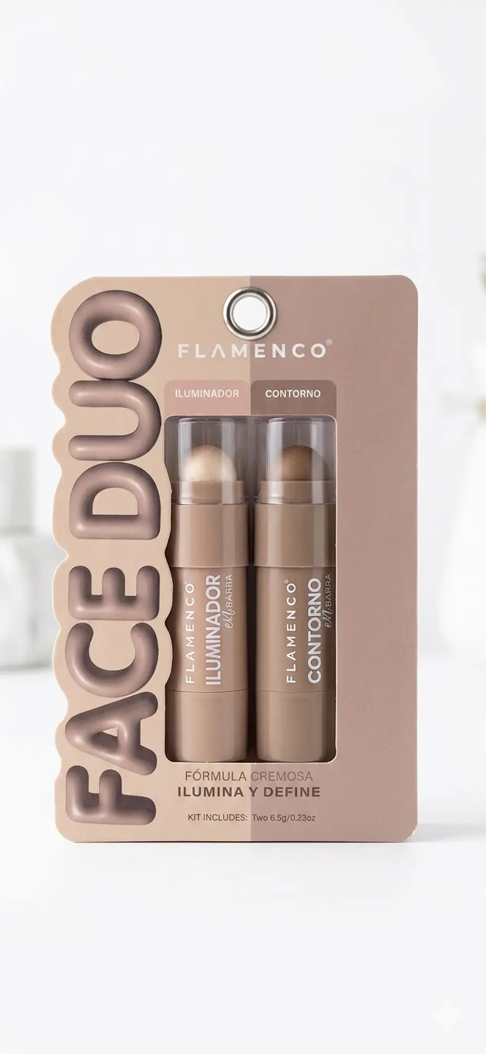 Face Duo Flamenco (Contorno + Iluminador) 1