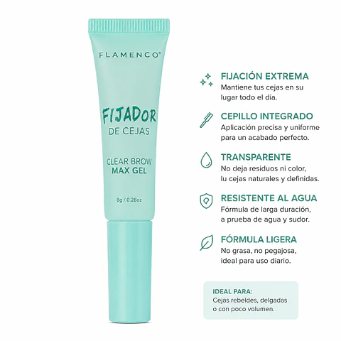 Fijador de cejas flamenco 
