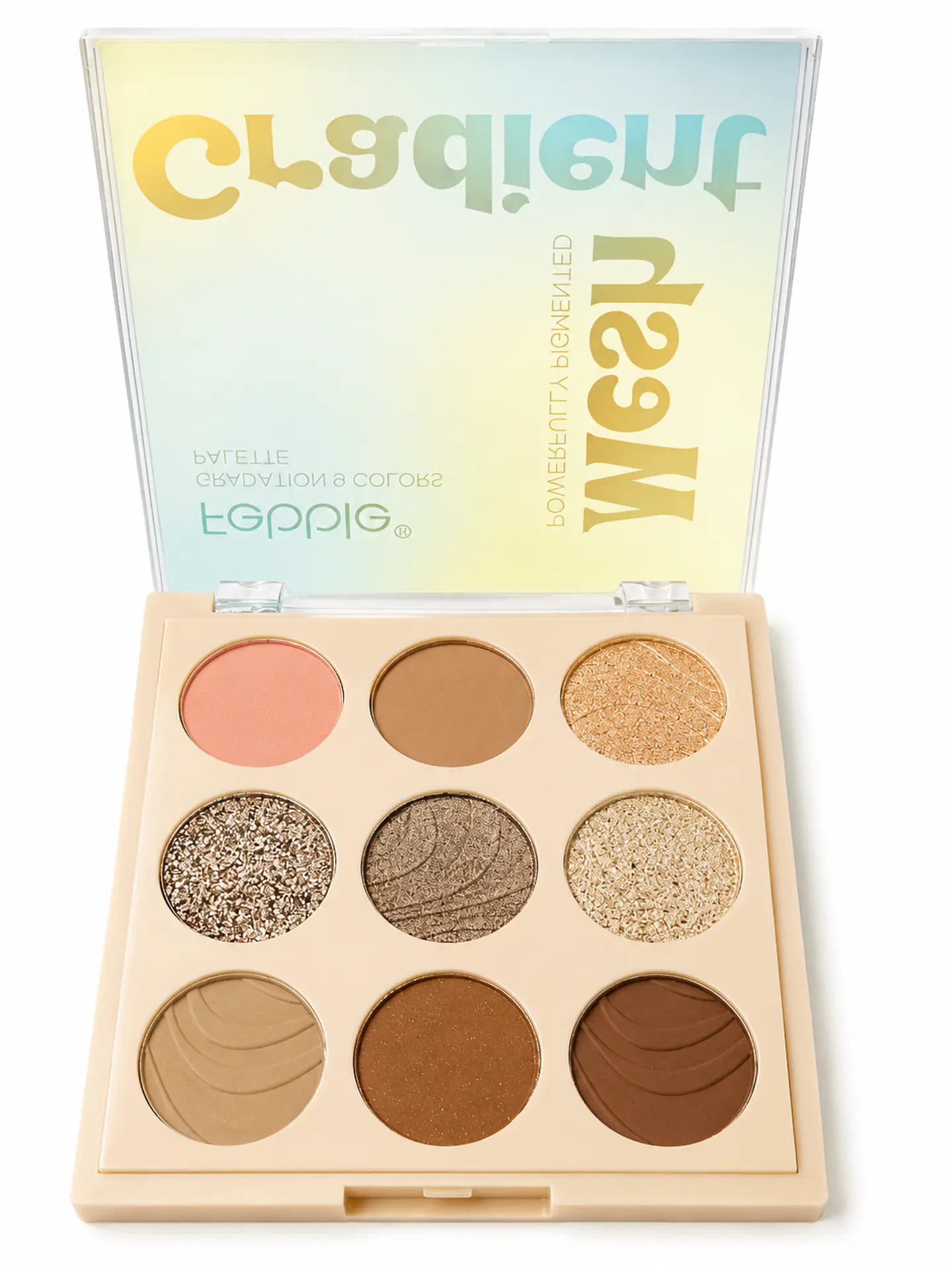 Paleta de sombras 9 tonos febble 2