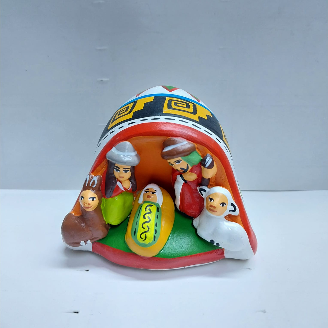 CHULLO CON PESEBRE AYACUCHANO 1