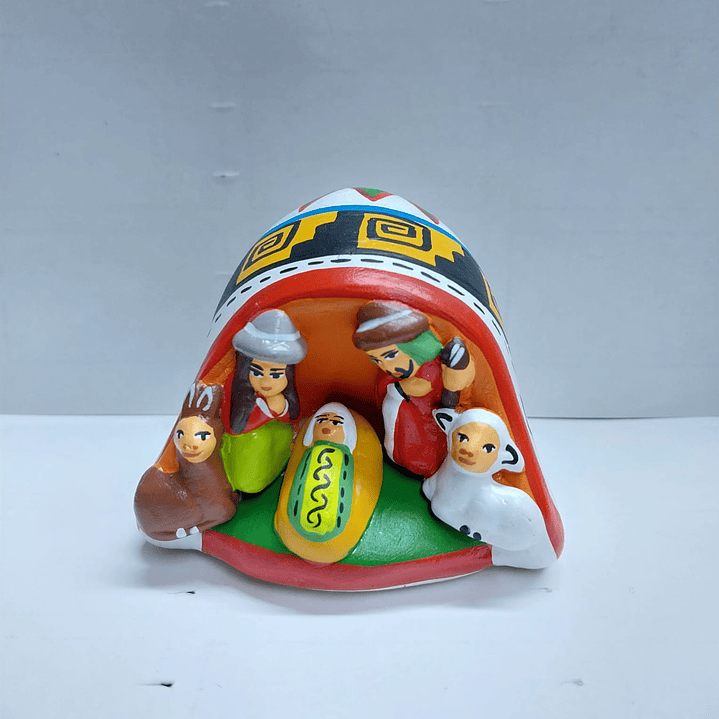 CHULLO CON PESEBRE AYACUCHANO 1