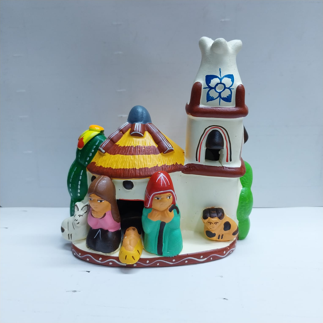 CAMPANARIO CON PESEBRE AYACUCHANO 1