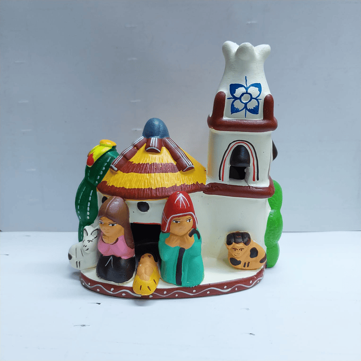 CAMPANARIO CON PESEBRE AYACUCHANO 1