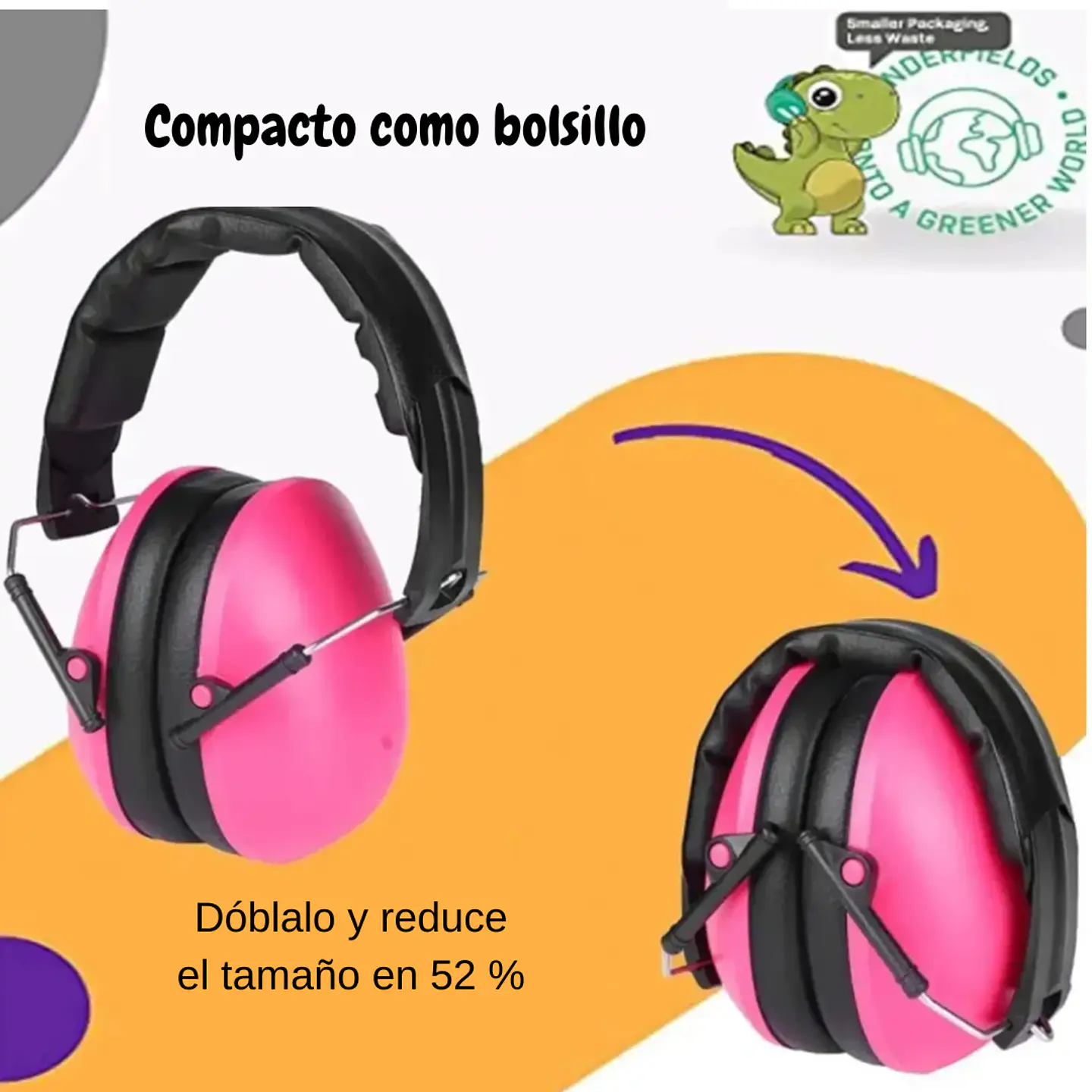 Audífonos Orejeras Antiruido Niños Tea Tdah Protector Oído 4