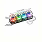  Llavero Teclado Mecánico Fidget Antiestrés con Luces LED Clicker Premium - Miniatura 2