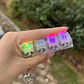  Llavero Fidget Teclado Mecánico Antiestrés con Luz LED RGB - Miniatura 3