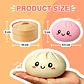 Squishy Dumpling Juguete Antiestrés Grande Viral Con Vaporera - Miniatura 3