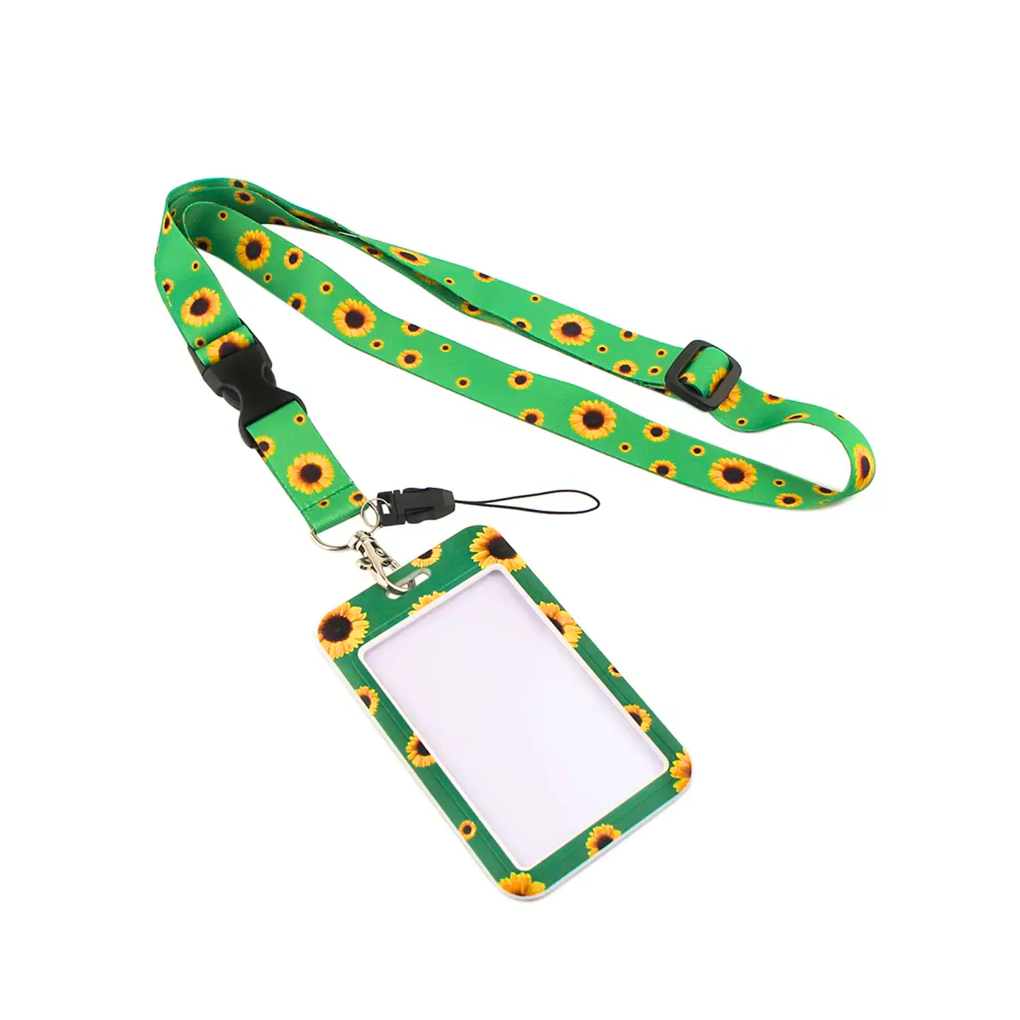 Lanyard De Girasoles Porta Credencial Cinta Antiestrés TEA 1