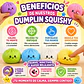 Dumpling Squishy Juguete Antiestrés 9,5 cm Con Vaporera - Miniatura 4