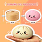 Dumpling Squishy Juguete Antiestrés 9,5 cm Con Vaporera - Miniatura 3