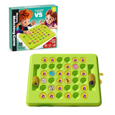 Juego De Memoria Didáctico Matching Game Infantil Tablero