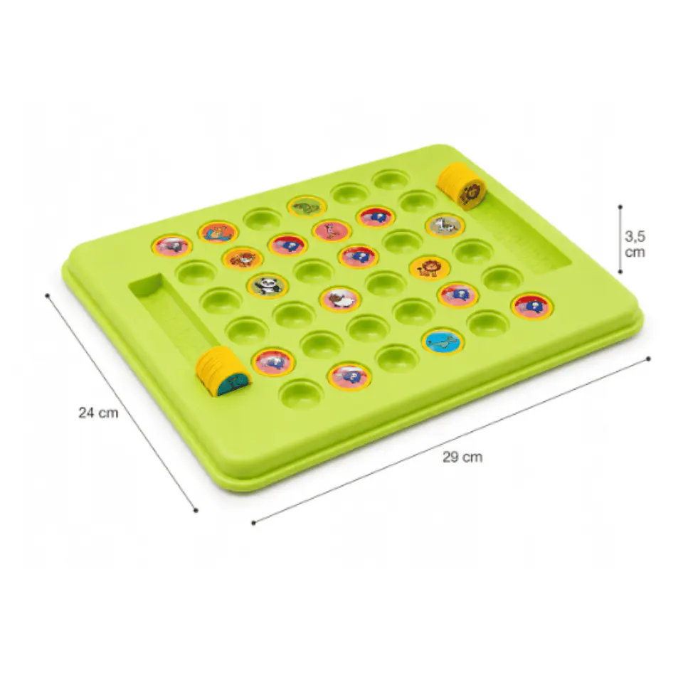 Juego De Memoria Didáctico Matching Game Infantil Tablero 4
