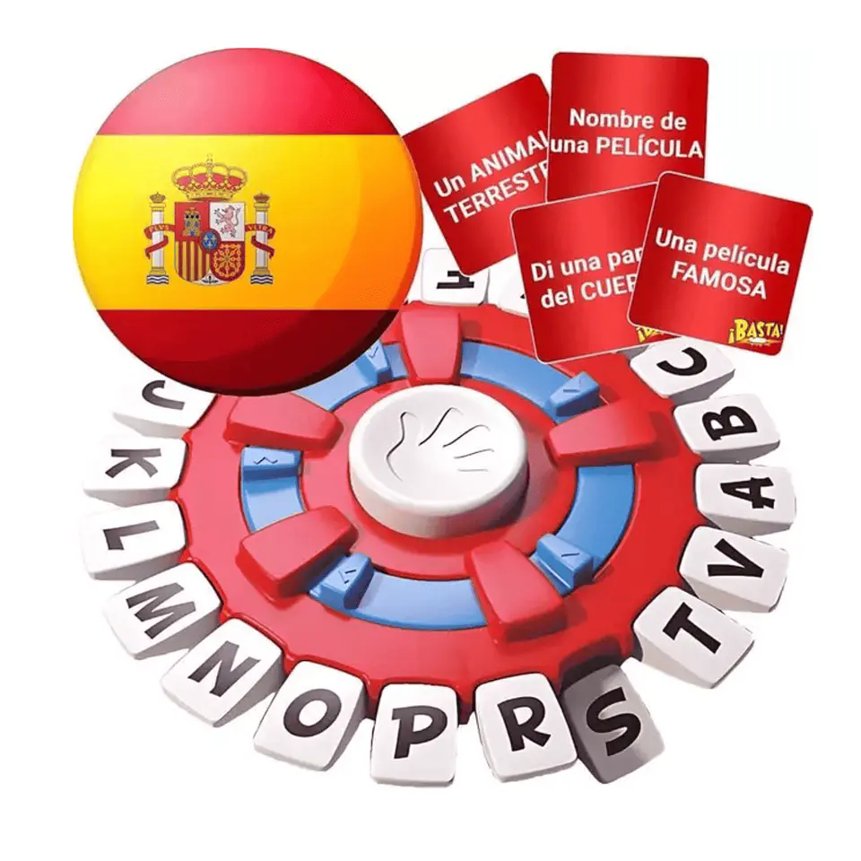 Juego De Mesa ¡Basta! El Original Ruleta De Palabras 2