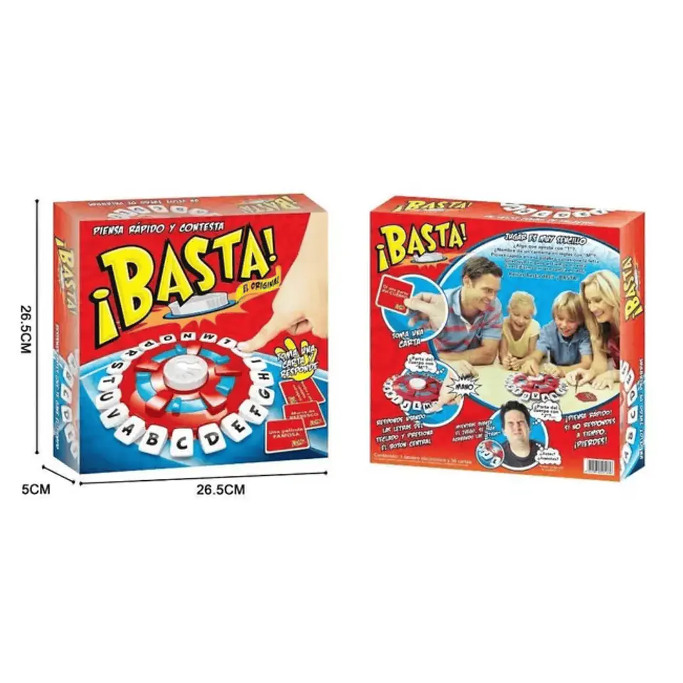Juego De Mesa ¡Basta! El Original Ruleta De Palabras 3