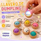 Llavero Dumpling Clicker Con Luz Led - Fidget Toy Antiestrés ASMR - Miniatura 2