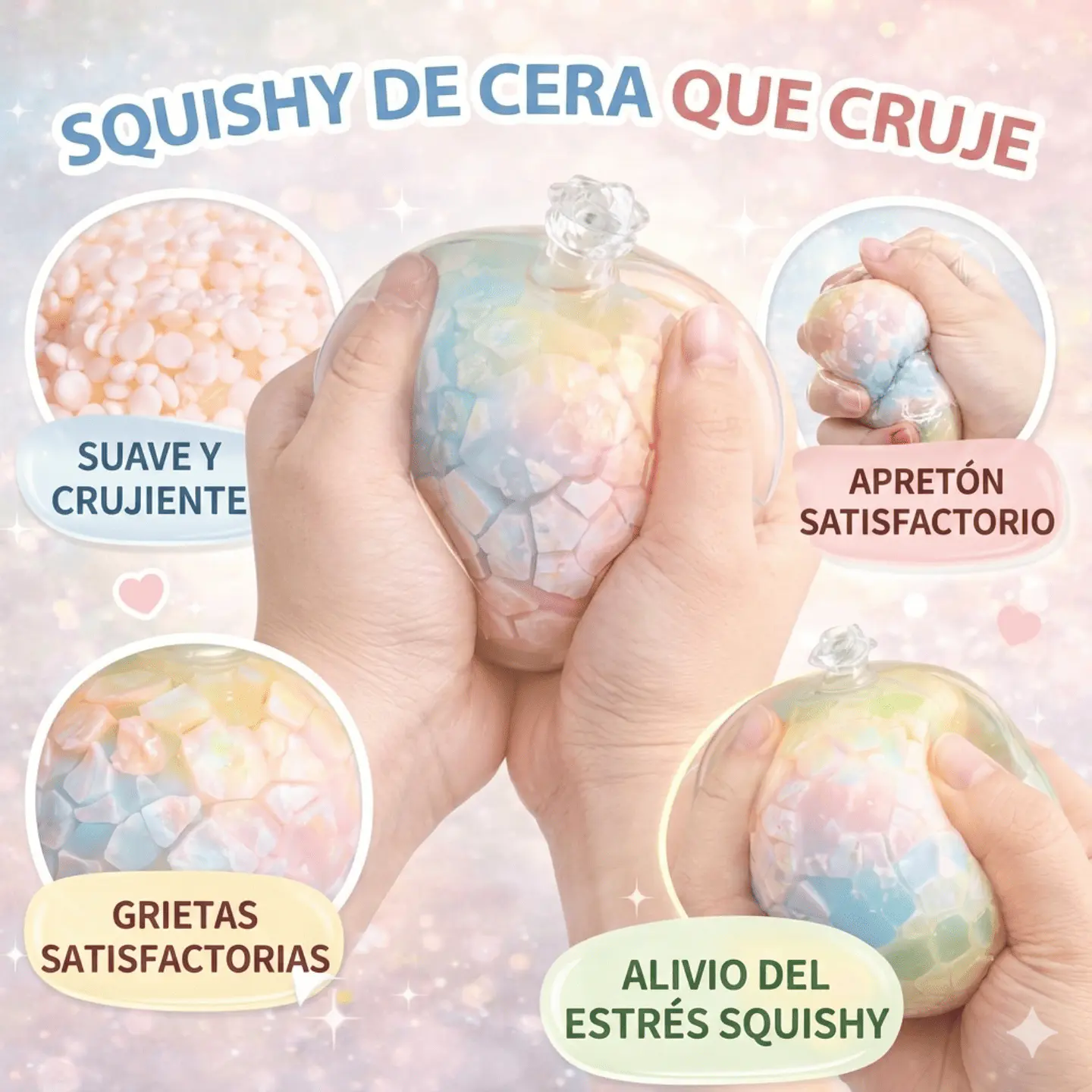 Squishy De Cera Crujiente Antiestrés Crunchi ASMR 2