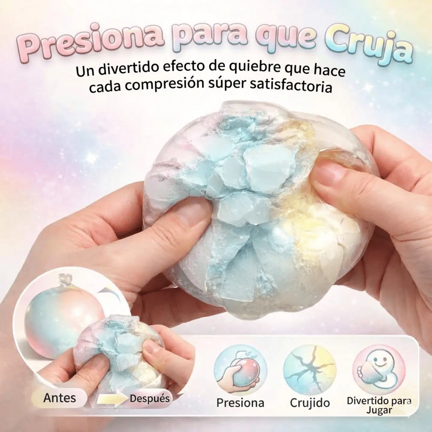 Squishy De Cera Crujiente Antiestrés Crunchi ASMR 3