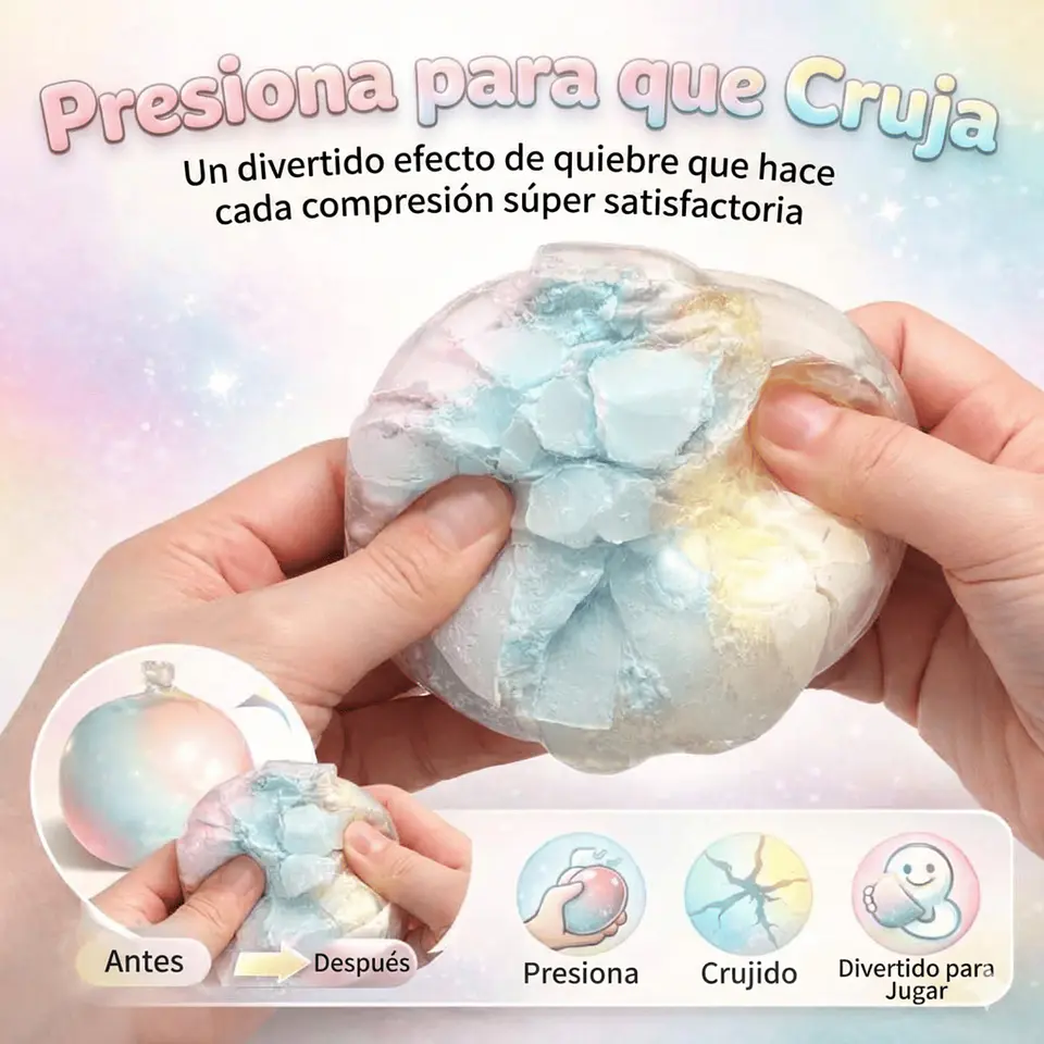 Squishy De Cera Crujiente Antiestrés Crunchi ASMR 3