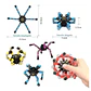 Set De Rompecabezas Cubo Mágico Inteligencia Fidget Toys 3 En 1 - Miniatura 4