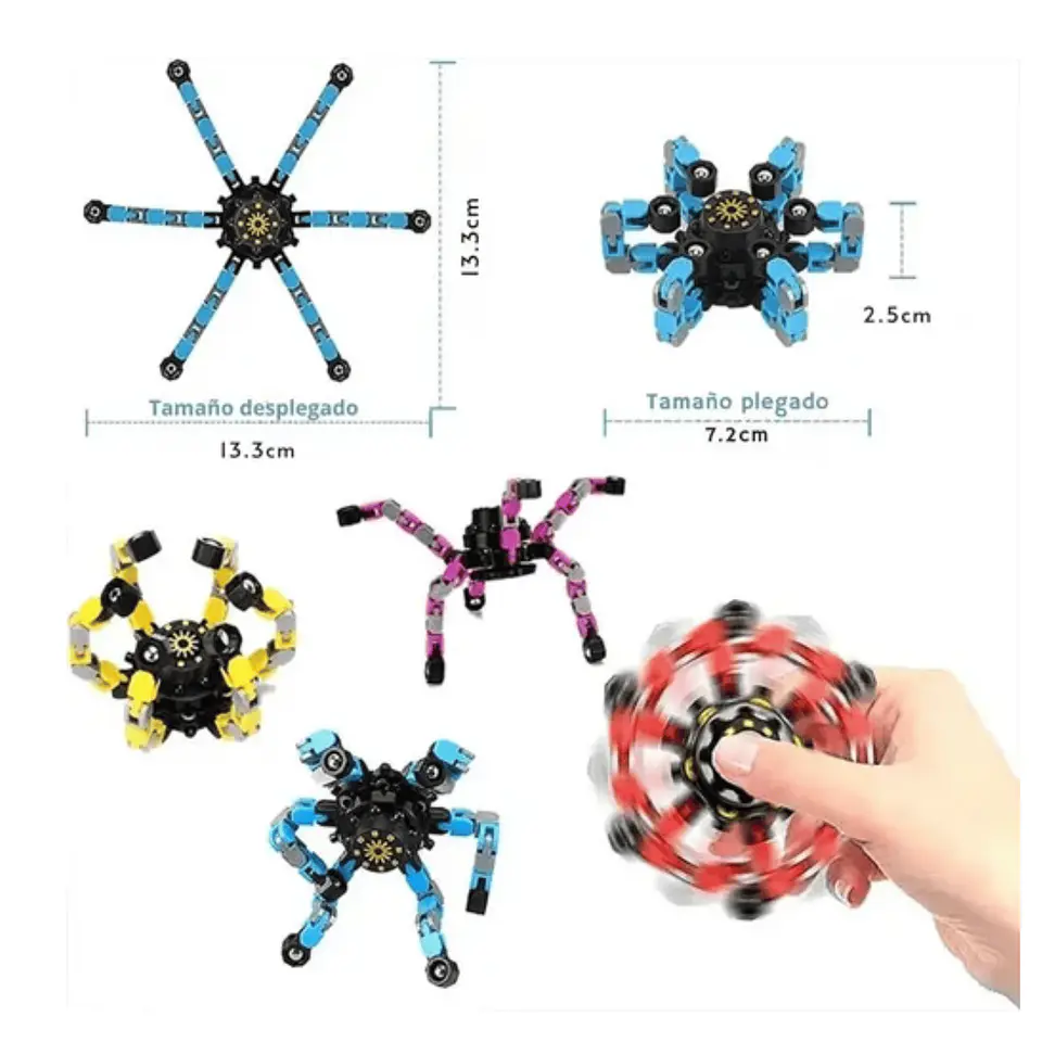 Set De Rompecabezas Cubo Mágico Inteligencia Fidget Toys 3 En 1 4