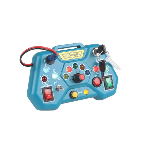 Tablero Sensorial Montessori Control Con Luces LED e Interruptores