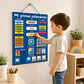 Mi Primer Calendario Infantil Montessori De Tela Interactiva - Miniatura 2