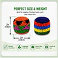 Pelota Tejida Artesanal Hacky Sack (Footbag) - Miniatura 3