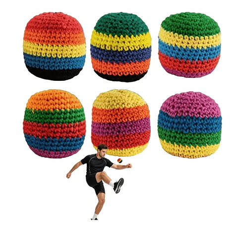 Pelota Tejida Artesanal Hacky Sack (Footbag)