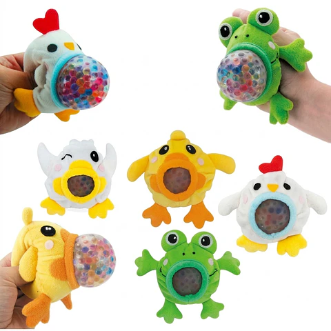 Peluches Squishy Antiestrés con Gel Sensorial